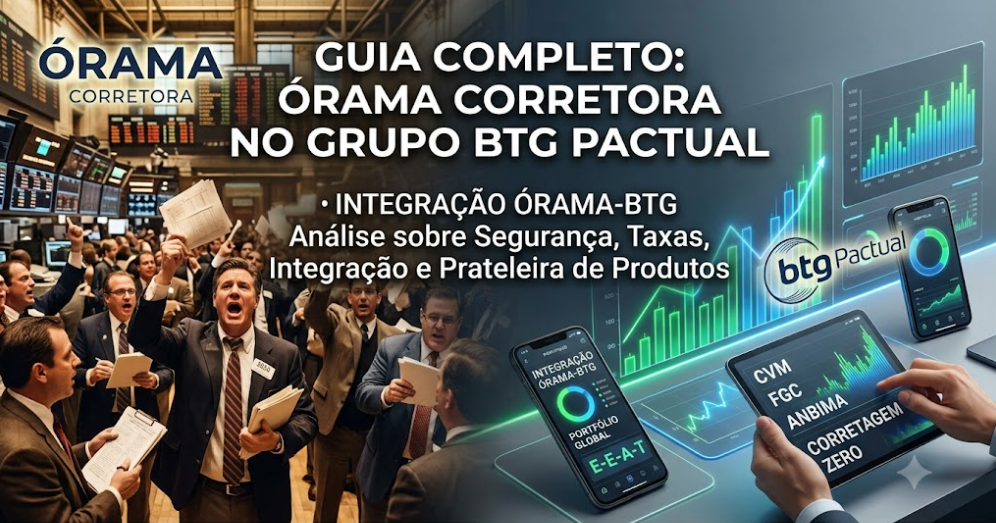 Órama Corretora: Segurança, Taxas e a Integração com o BTG